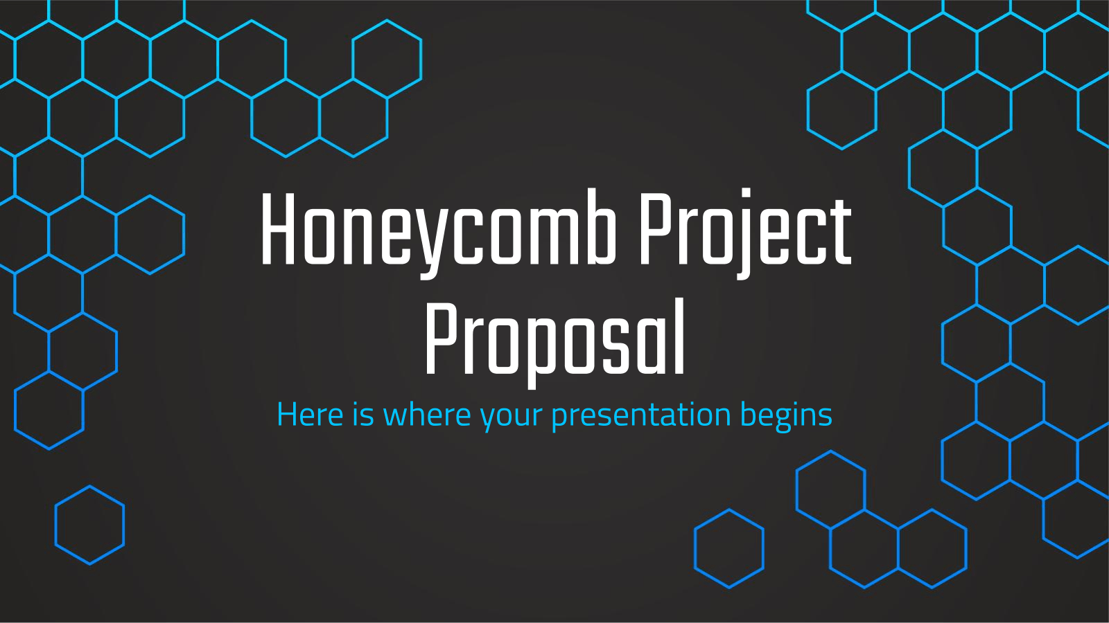 Honeycomb项目提案PPT主题